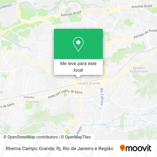 Rhema Campo Grande, Rj mapa