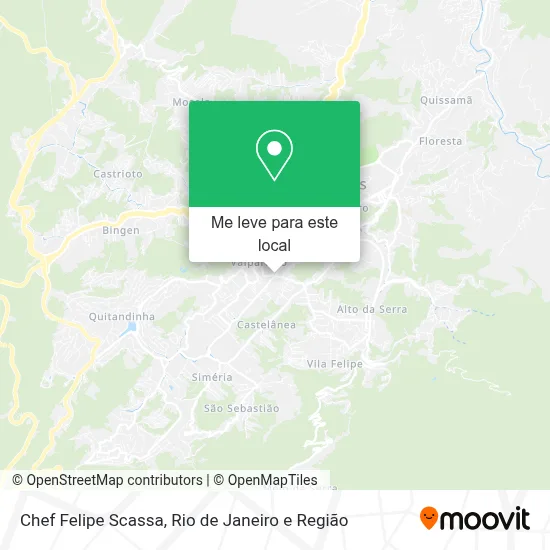 Chef Felipe Scassa mapa