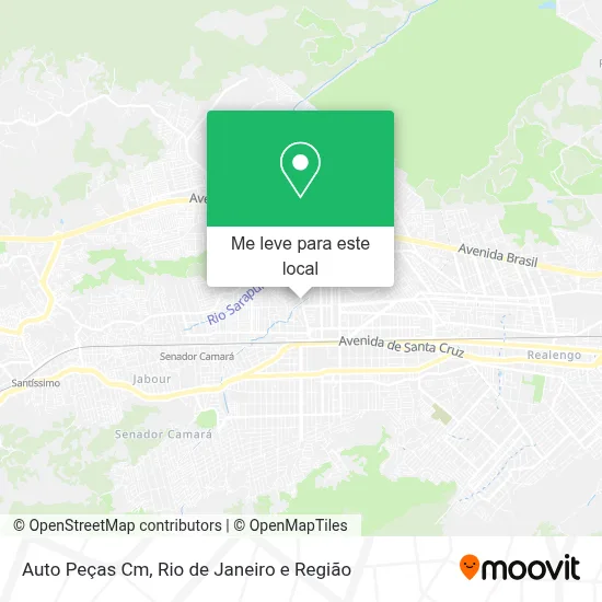 Auto Peças Cm mapa