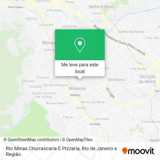 Rio Minas Churrascaria E Pizzaria mapa