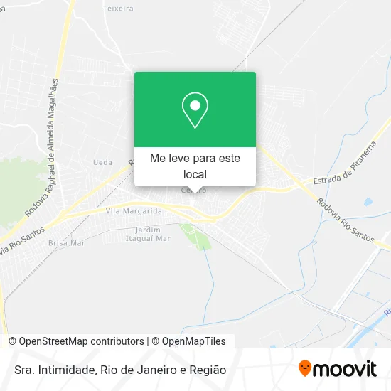 Sra. Intimidade mapa