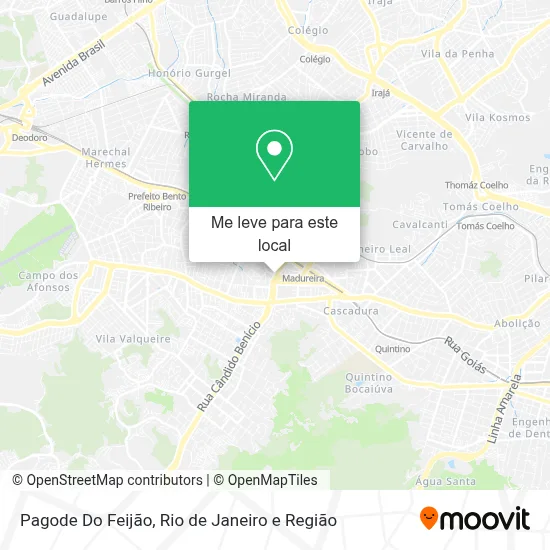 Pagode Do Feijão mapa