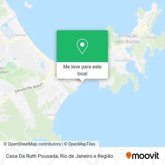 Casa Da Ruth Pousada mapa