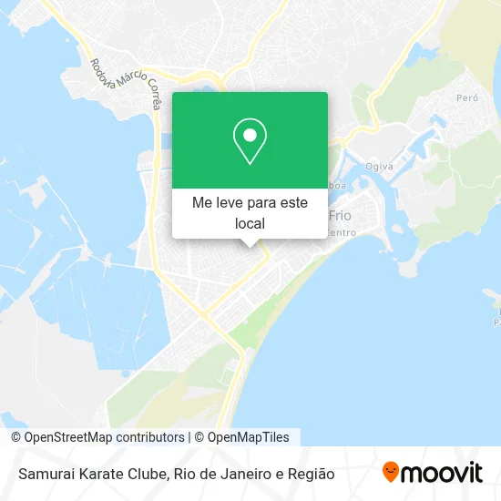 Samurai Karate Clube mapa