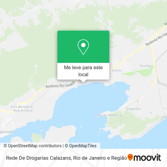 Rede De Drogarias Calazans mapa