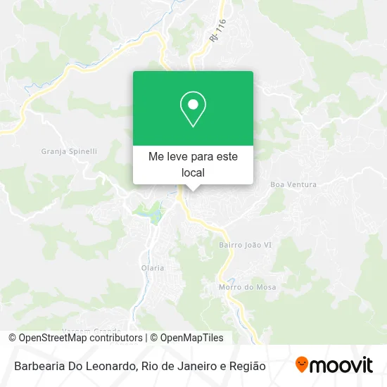 Barbearia Do Leonardo mapa