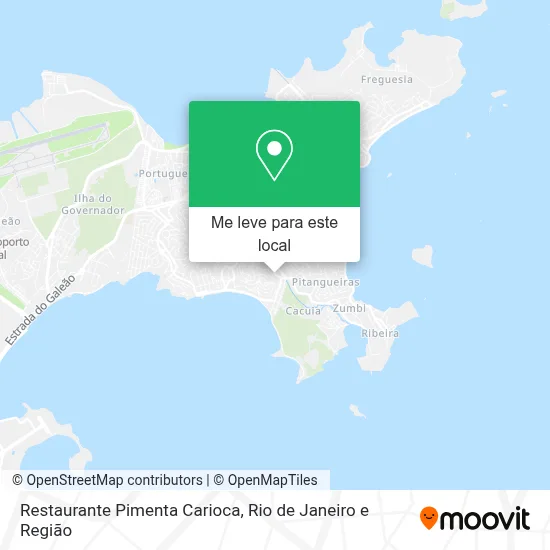 Restaurante Pimenta Carioca mapa