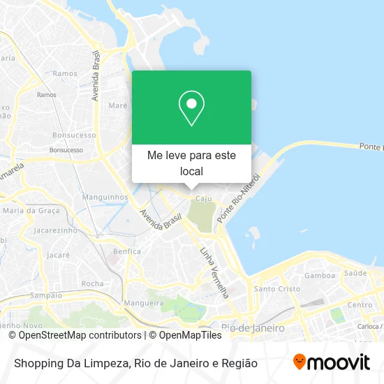 Shopping Da Limpeza mapa