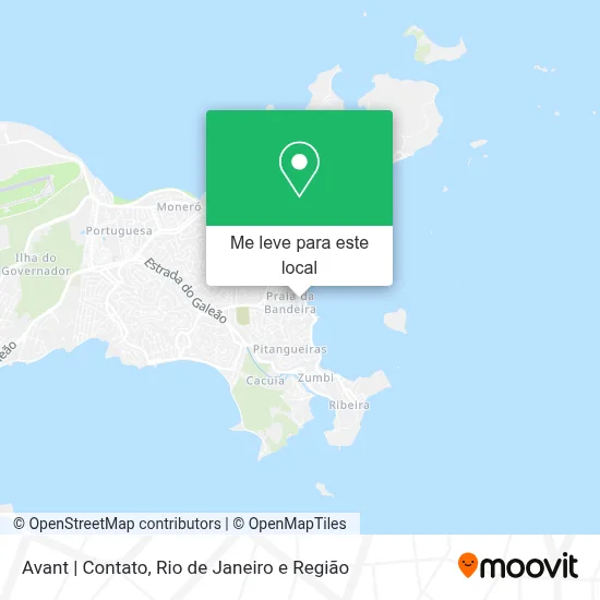 Avant | Contato mapa