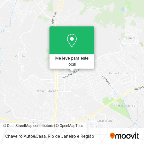 Chaveiro Auto&Casa mapa
