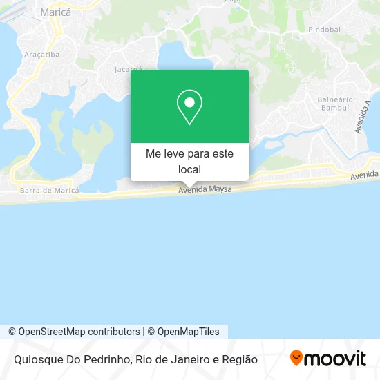 Quiosque Do Pedrinho mapa