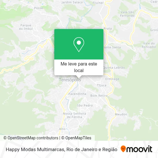 Happy Modas Multimarcas mapa