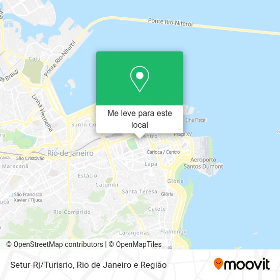 Setur-Rj/Turisrio mapa