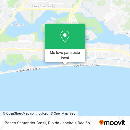 Banco Santander Brasil mapa