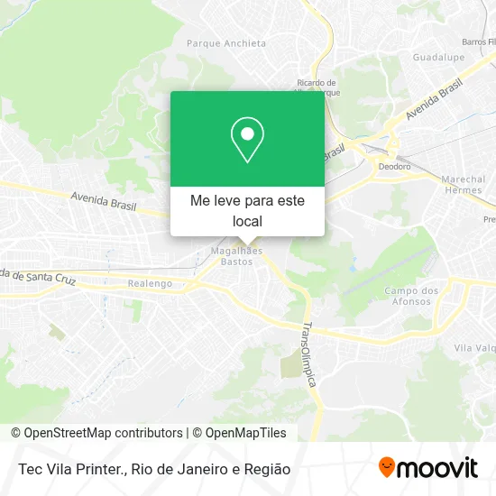 Tec Vila Printer. mapa