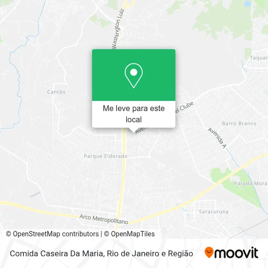 Comida Caseira Da Maria mapa