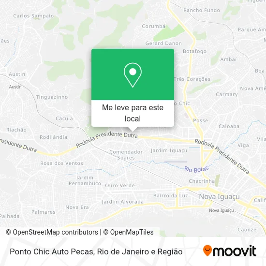 Ponto Chic Auto Pecas mapa