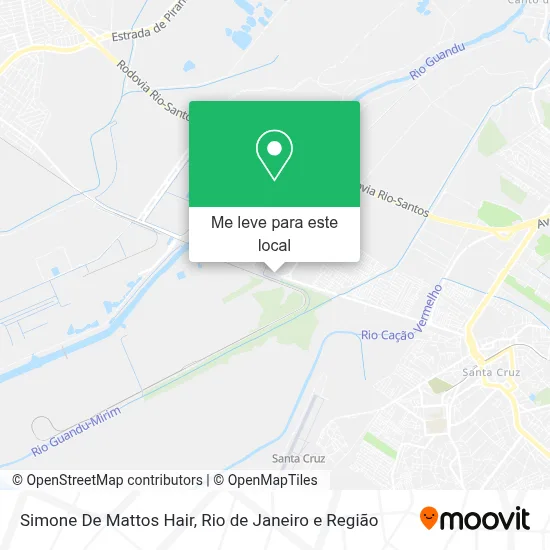 Simone De Mattos Hair mapa