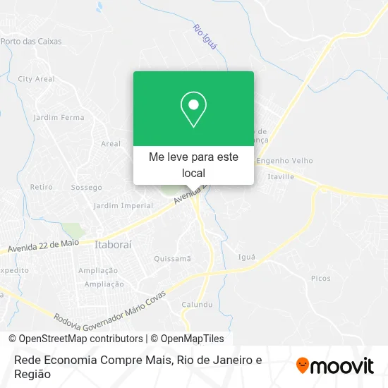 Rede Economia Compre Mais mapa