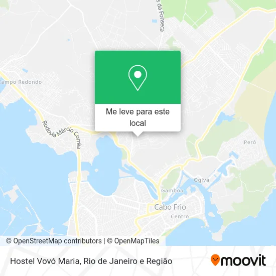 Hostel Vovó Maria mapa