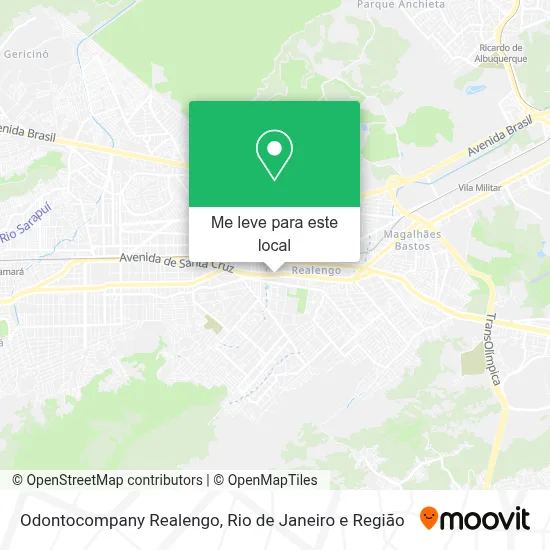 Odontocompany Realengo mapa