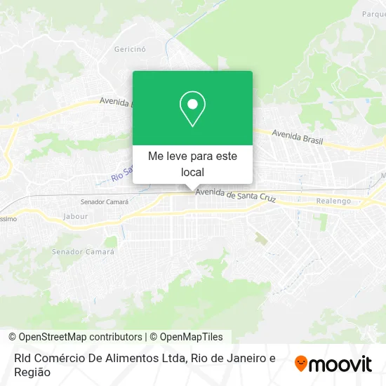 Rld Comércio De Alimentos Ltda mapa