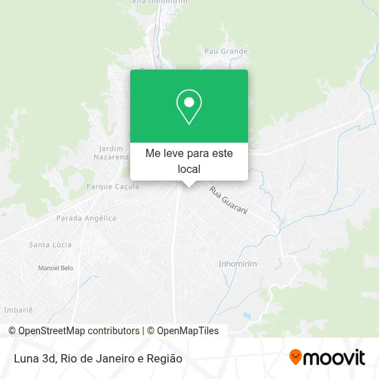 Luna 3d mapa