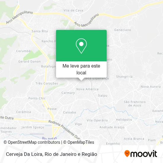 Cerveja Da Loira mapa