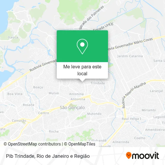 Pib Trindade mapa