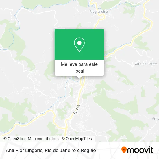Ana Flor Lingerie mapa
