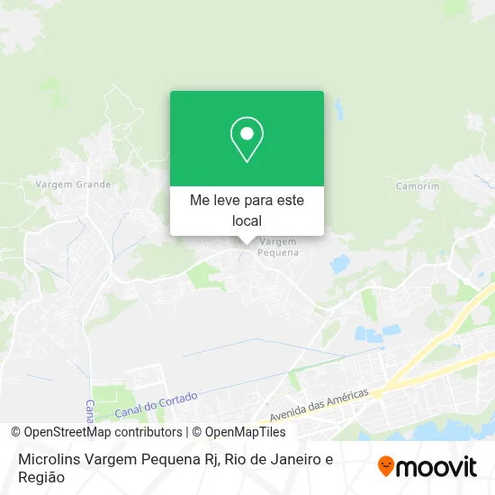 Microlins Vargem Pequena Rj mapa
