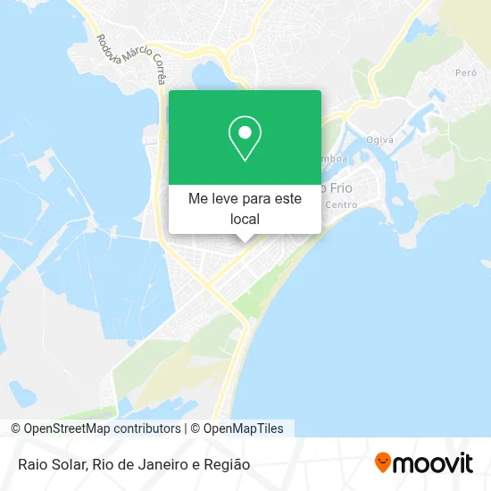 Raio Solar mapa