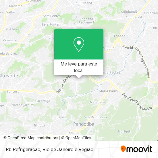 Rb Refrigeração mapa