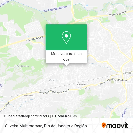 Oliveira Multimarcas mapa