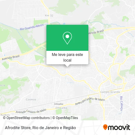 Afrodite Store mapa