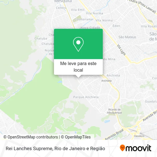 Rei Lanches Supreme mapa