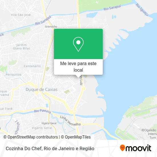 Cozinha Do Chef mapa