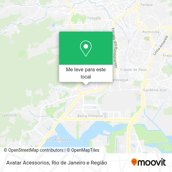 Avatar Acessorios mapa