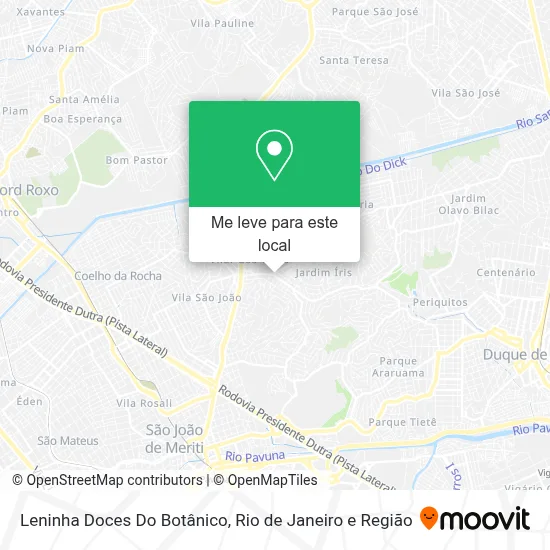 Leninha Doces Do Botânico mapa