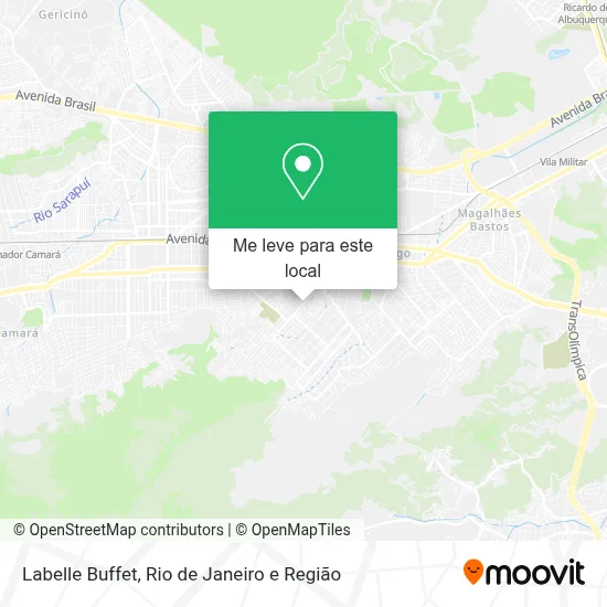 Labelle Buffet mapa