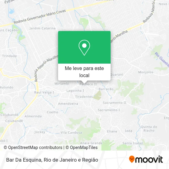 Bar Da Esquina mapa