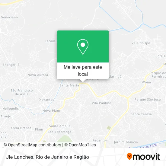 Jle Lanches mapa