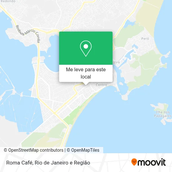 Roma Café mapa