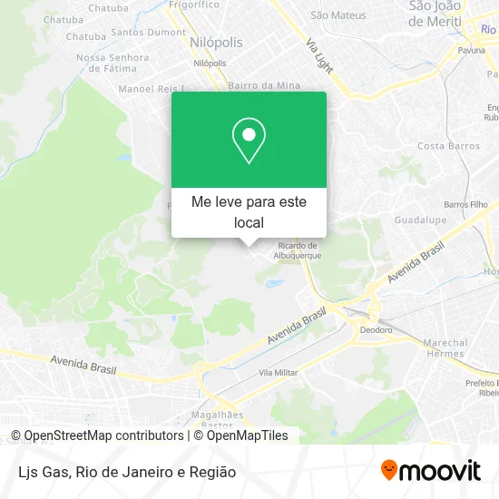 Ljs Gas mapa