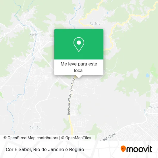 Cor E Sabor mapa