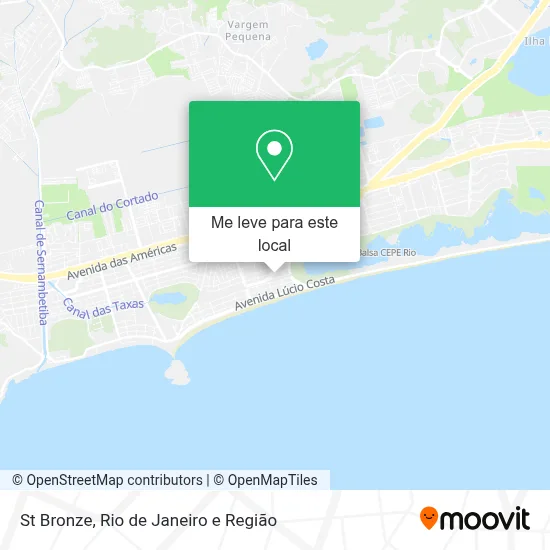 St Bronze mapa