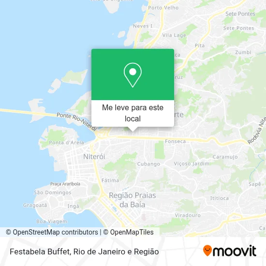 Festabela Buffet mapa