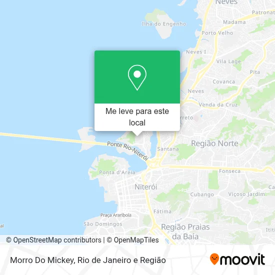 Morro Do Mickey mapa