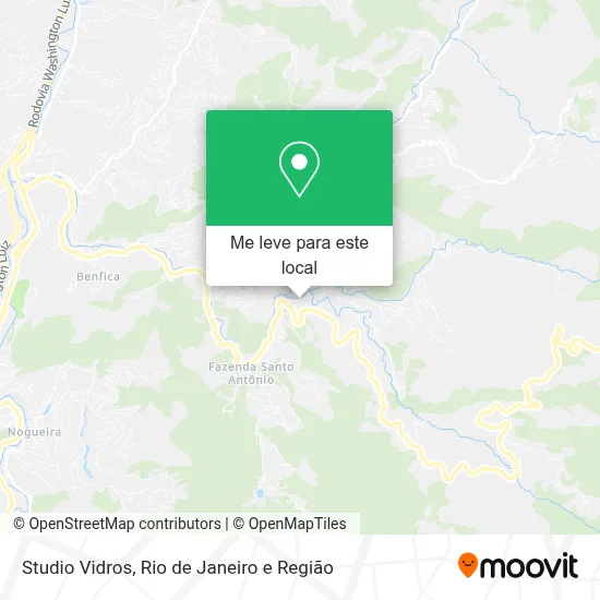 Studio Vidros mapa