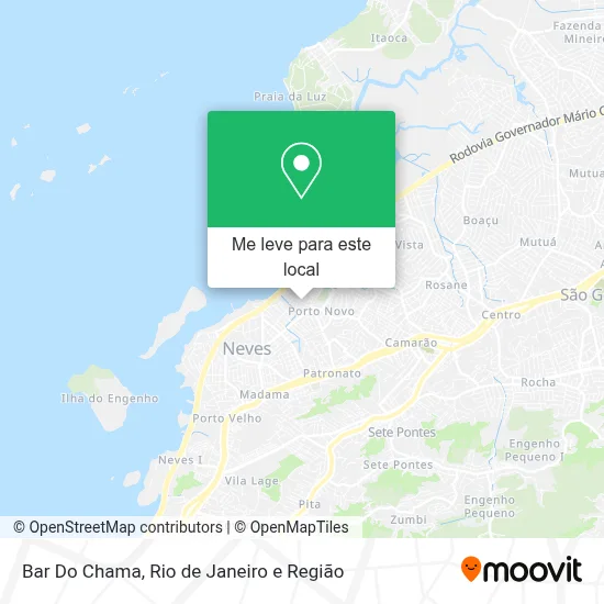 Bar Do Chama mapa